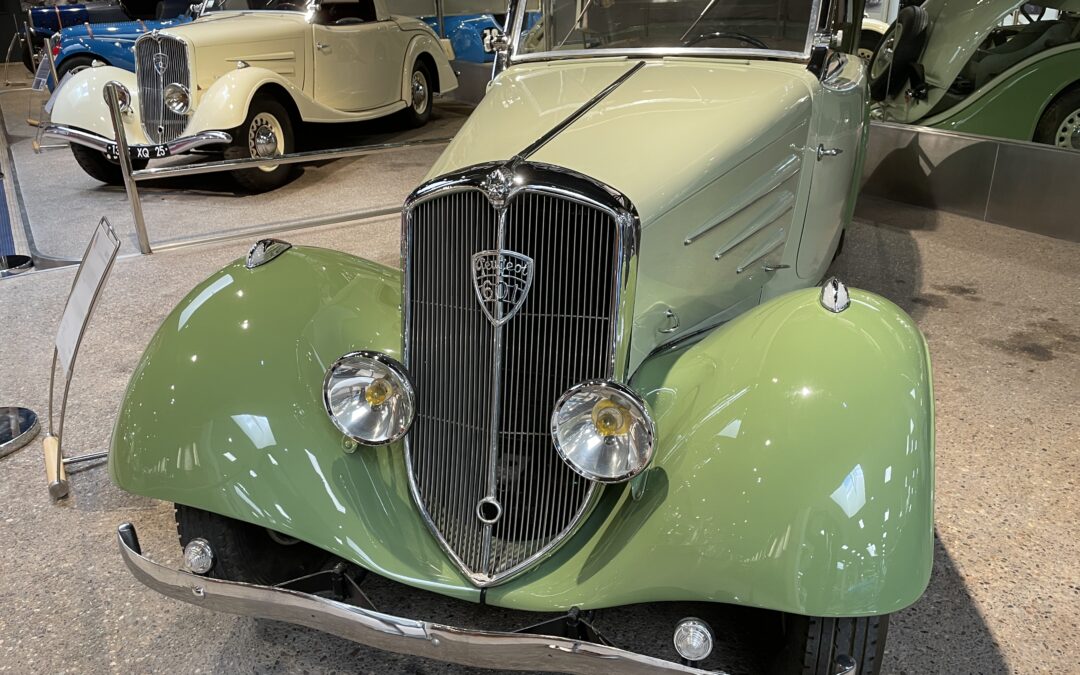Musée de l’Aventure Peugeot, la Peugeot 601D « Eclipse »